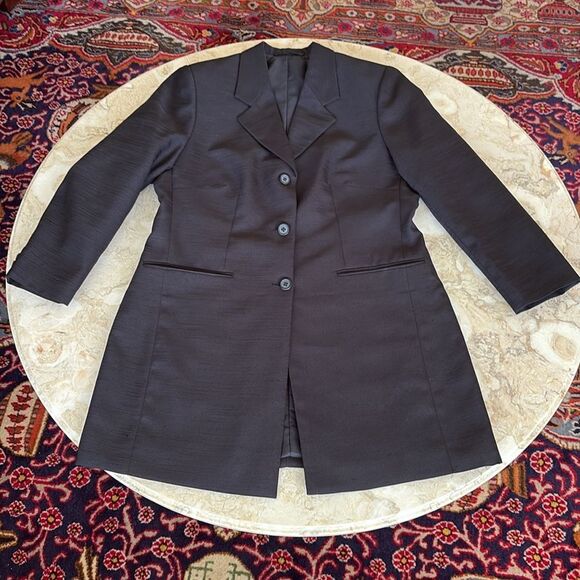 La Moda Amari Atrium Hotel Bangkok 100% Silk Blazer Coat - Picture 7 of 15